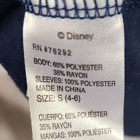 Disney STITCH Velour Fleece Nightgown Blue Night Gown Sleep Shirt Loungewear 4/6 - Picture 7 of 9